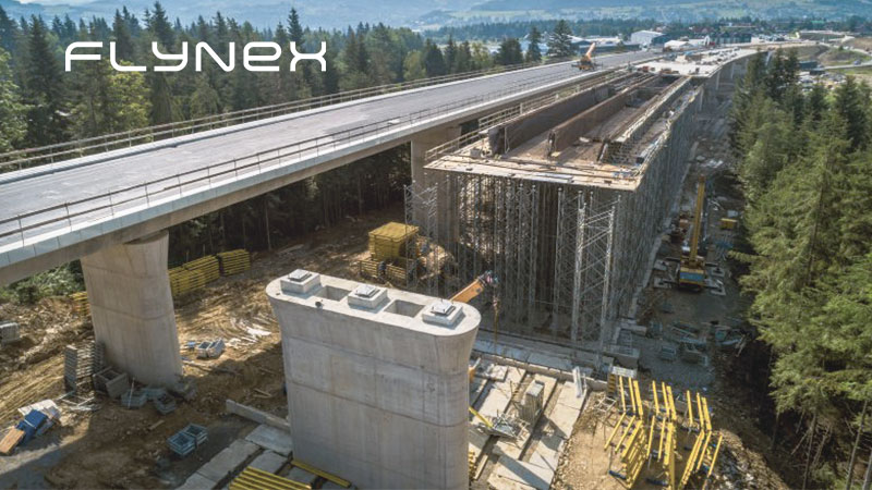 Bridge Autobahn Motorway Drone Photo Surveying