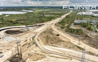 Bau Drohnenflug Aufnahme Befliegung BVLOS