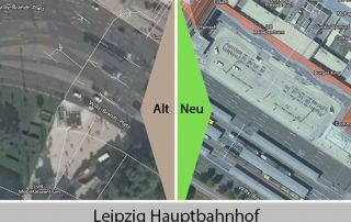 Orthofotos von Sachsen im Vergleich