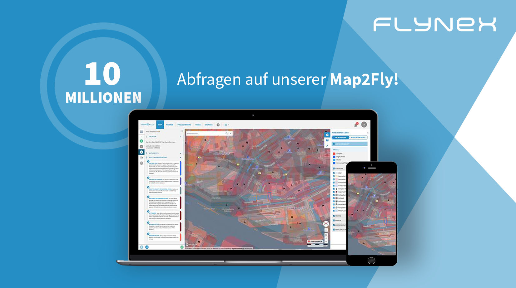 10 Millionen Abfragen auf der Map2Fly