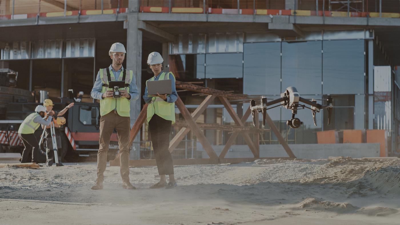 Baustelle Drohne