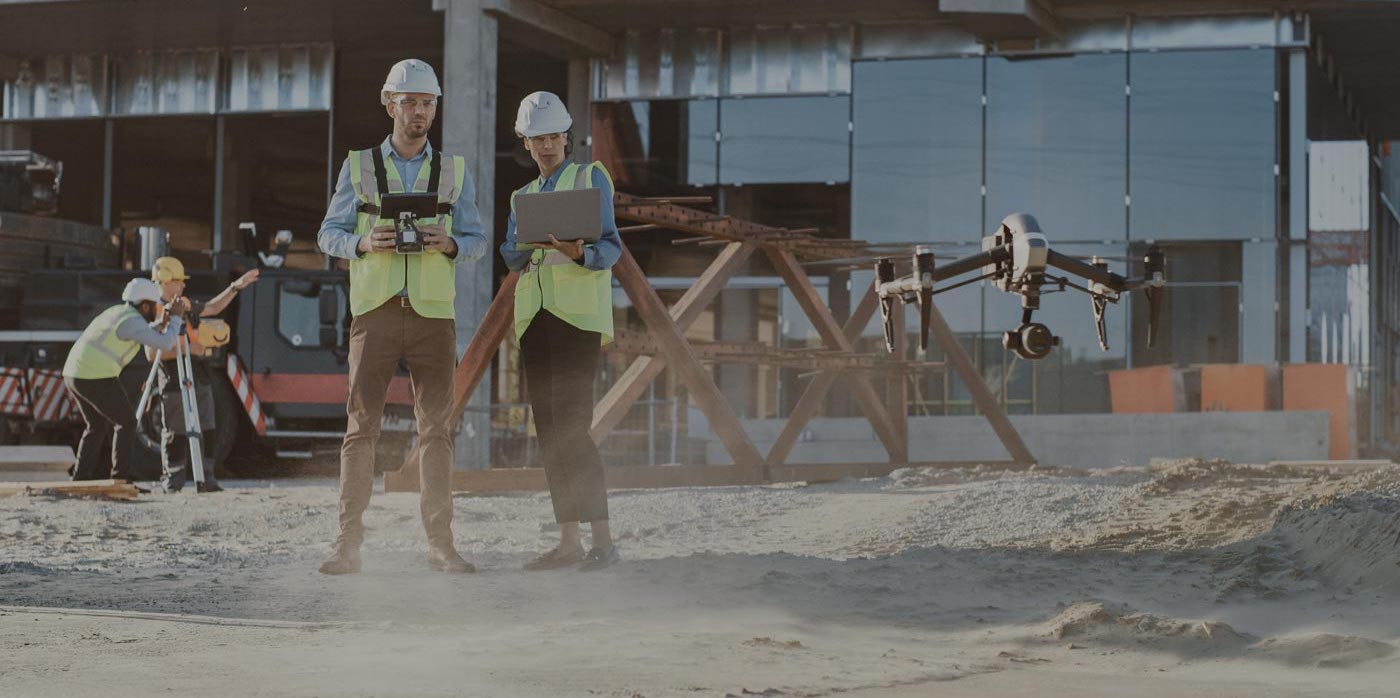 Baustelle Drohne