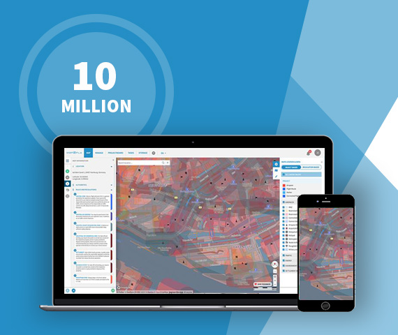 10 Millionen Abfragen Map2Fly