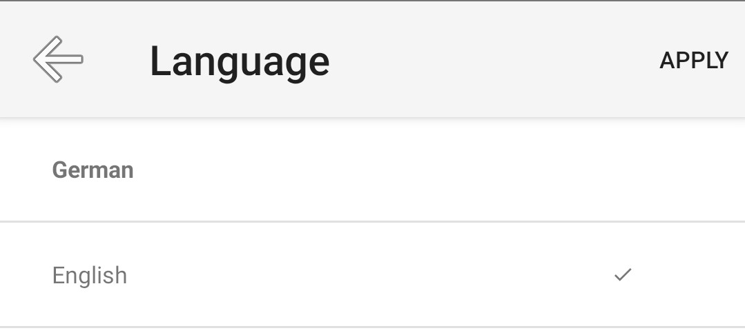 language