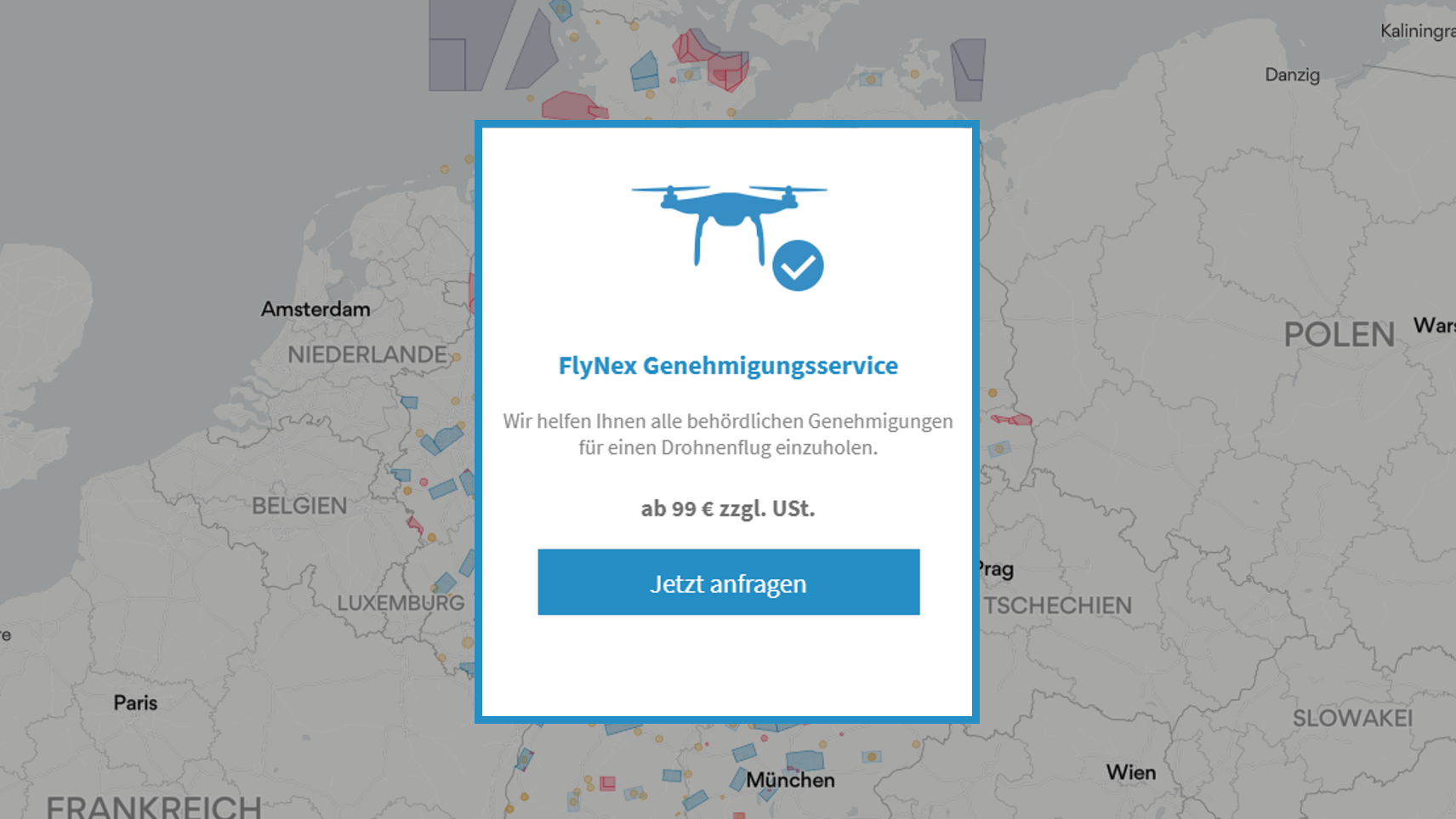 FlyNex Genehmigungsservice Map2Fly