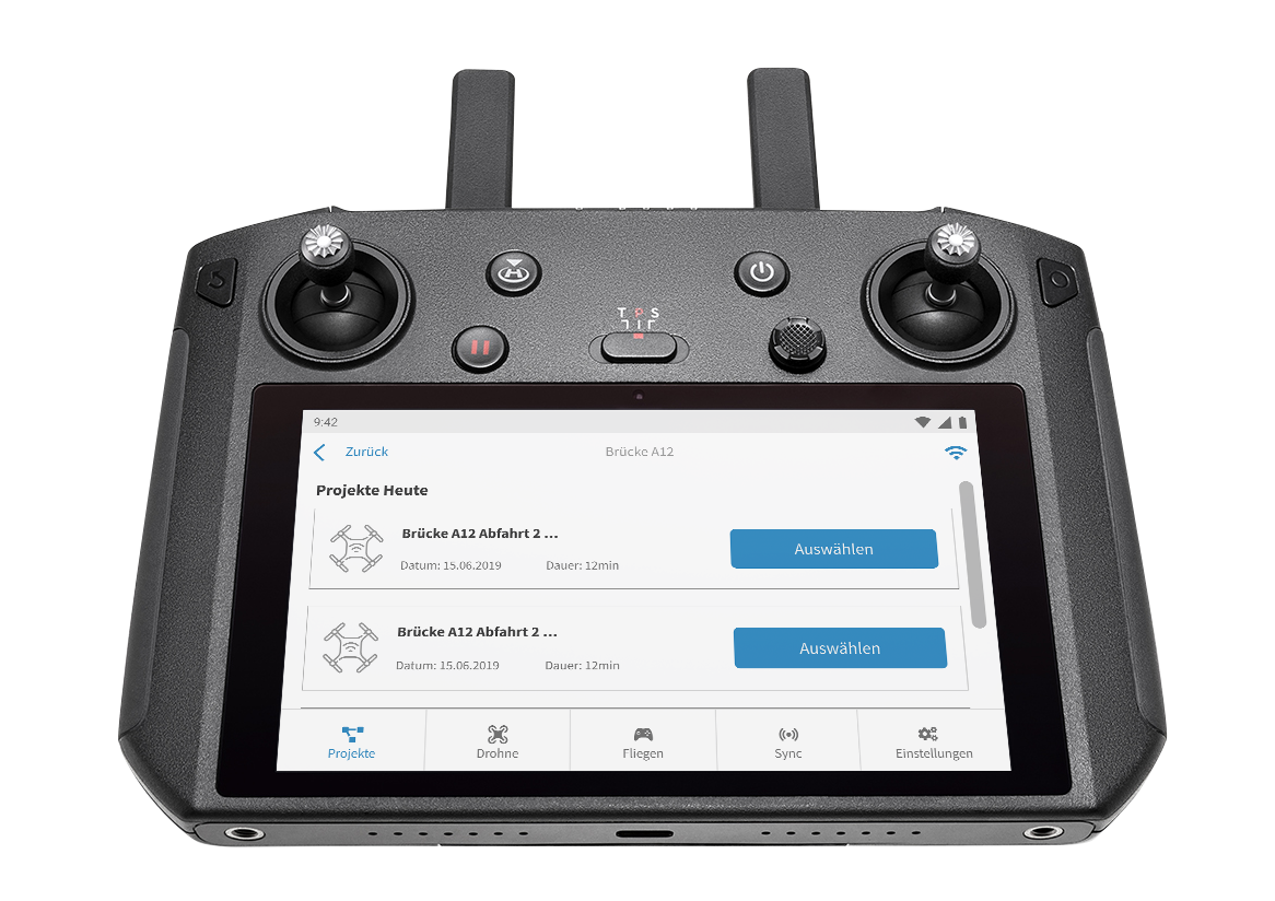 DJI Smart Controller mit FlyNex Connect App