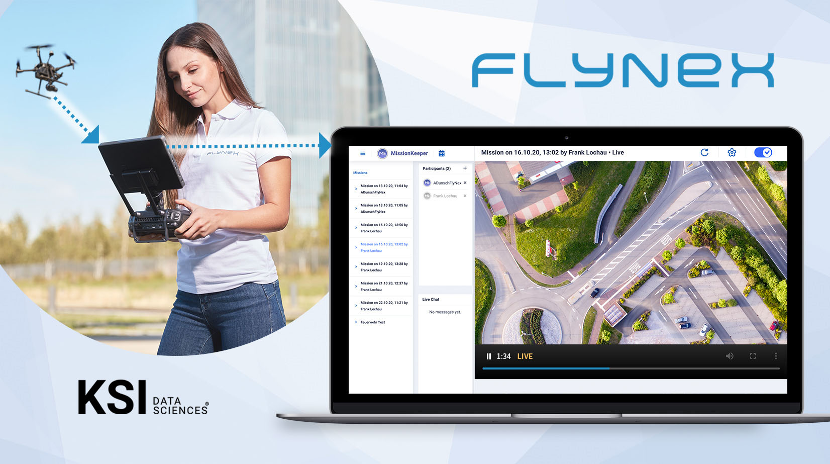 FlyNex KSI Live-Streaming