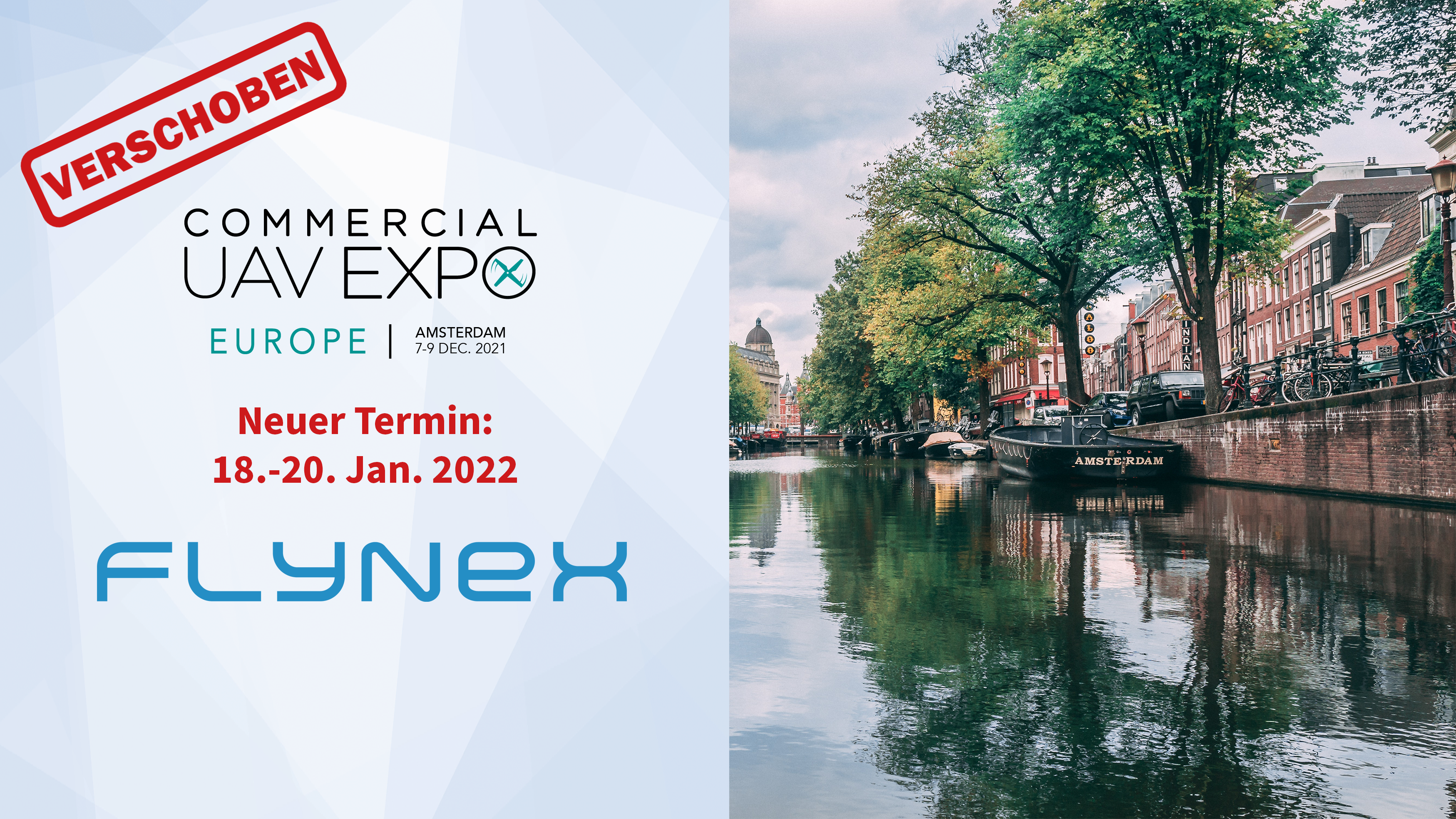 FlyNex bei der Commercial UAV Expo