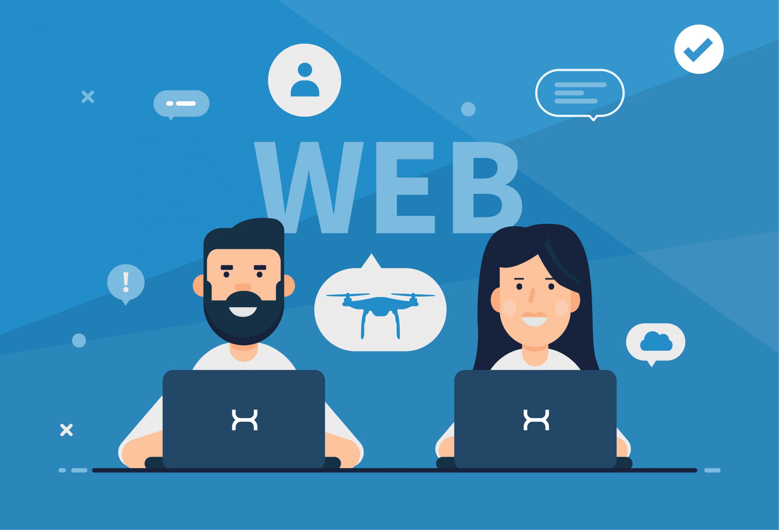 Stellenanzeige_337661-PADOLR-325_freepik_Web Webdesigner Webentwickler Job