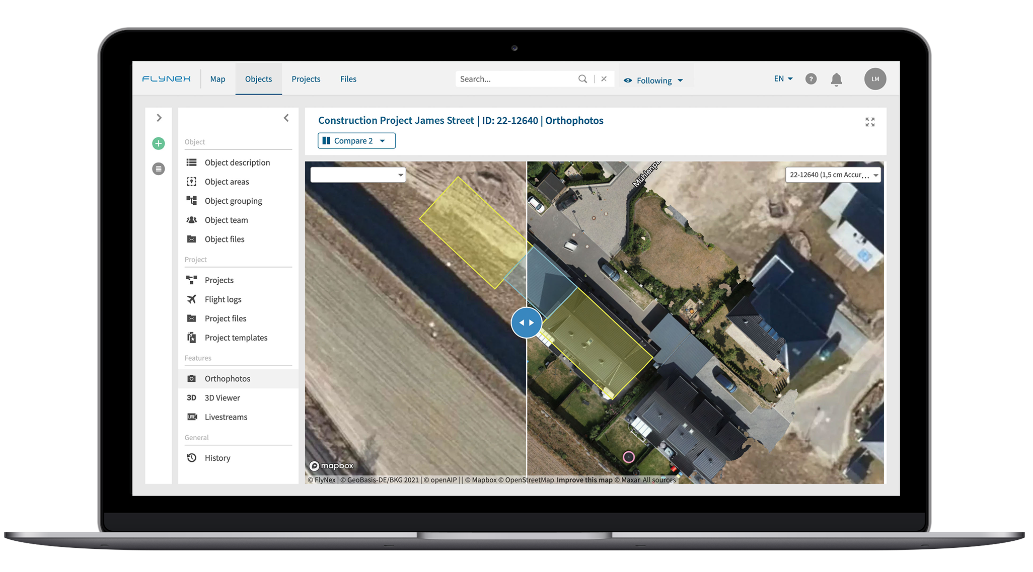 FlyNex Software - Construction Orthophoto Documentation