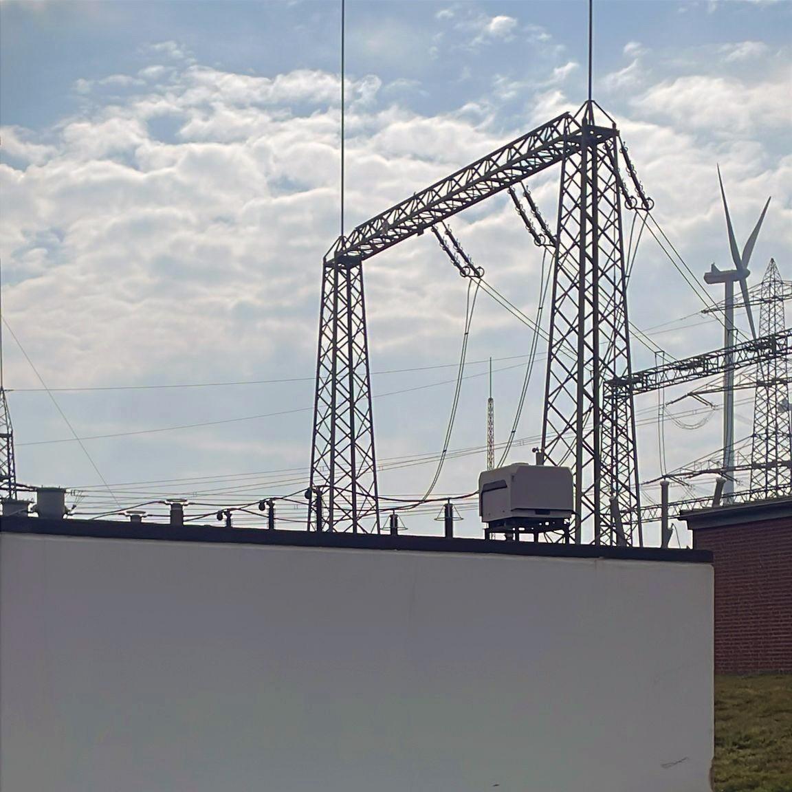 Drohnendock in der Omexom Anlage